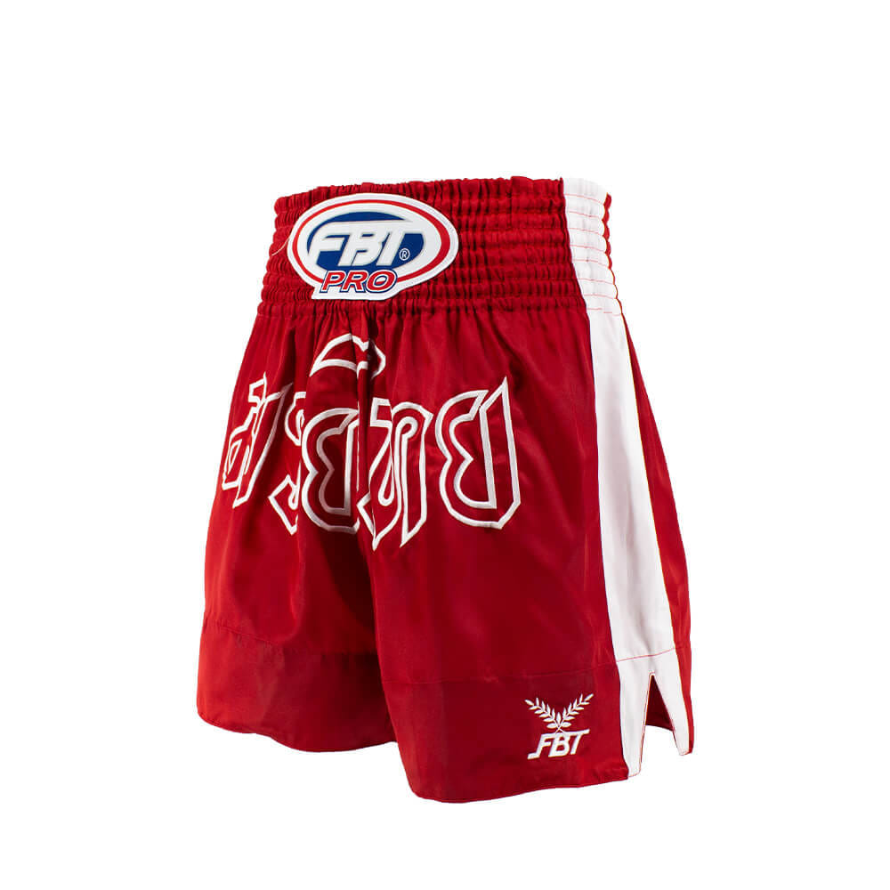 กางเกงมวย FBT NO.964 22964 สีแดง SIZE: 2XL สำหรับมวยสากล